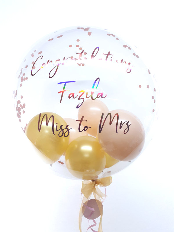 Personalised Hen party balloon in a box Balloons by Celebrations